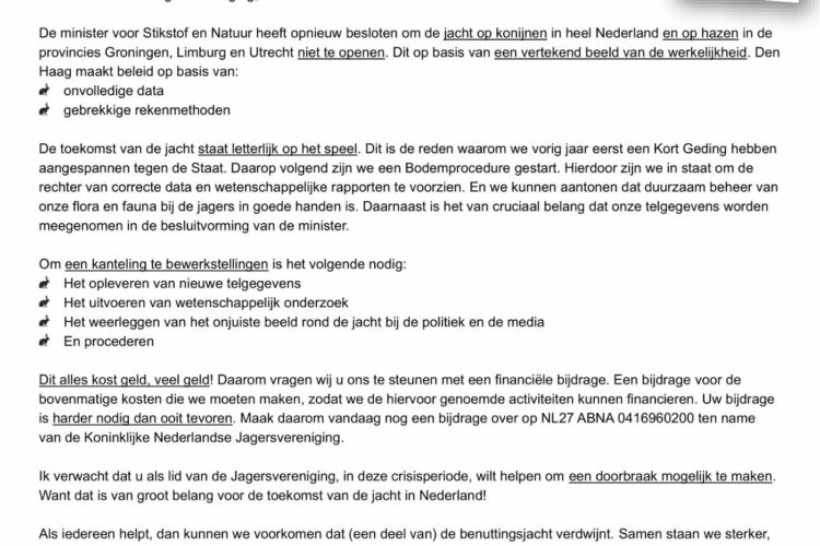 Doneer voor de bodemprocedure
