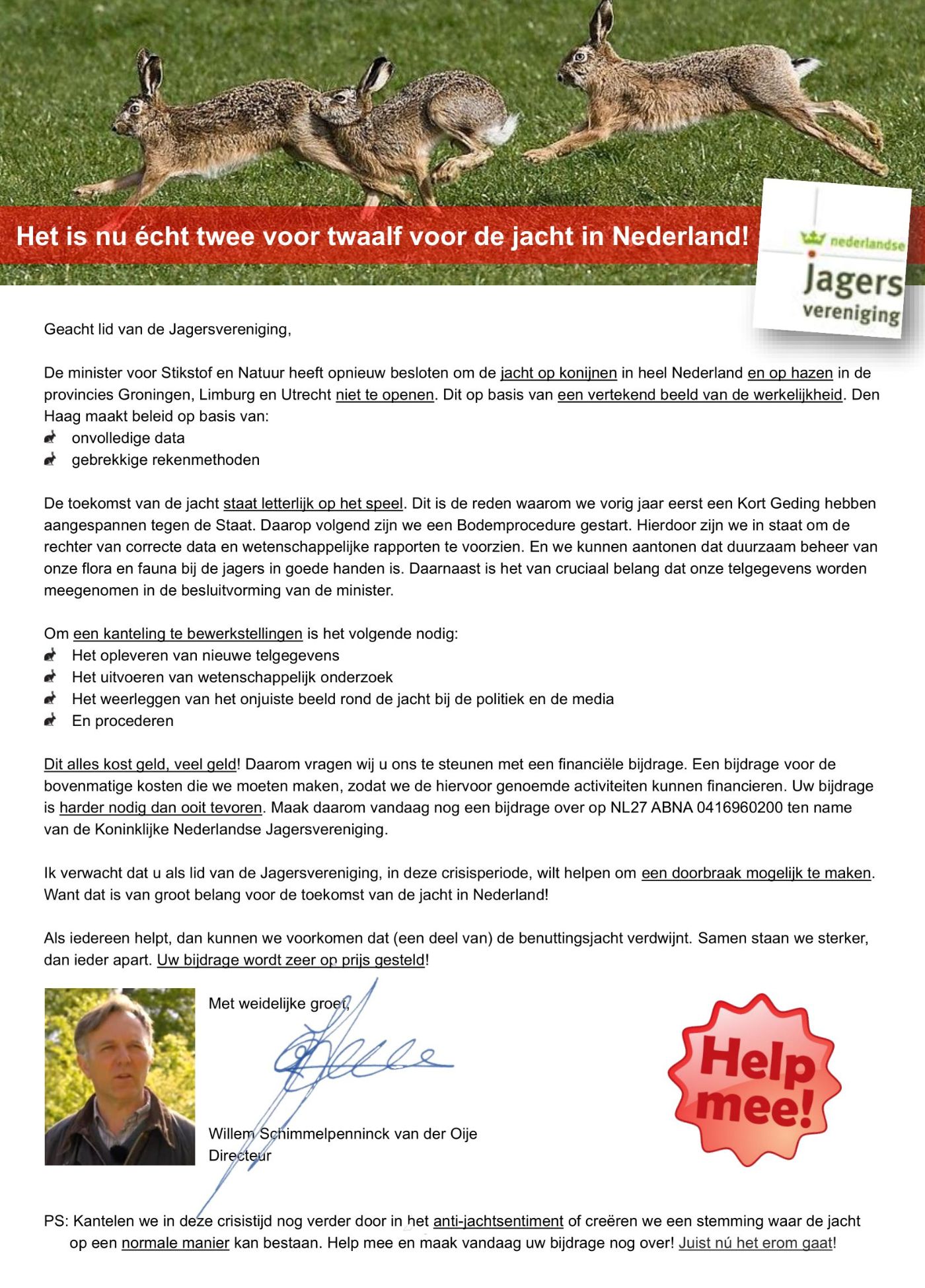 Doneer voor de bodemprocedure