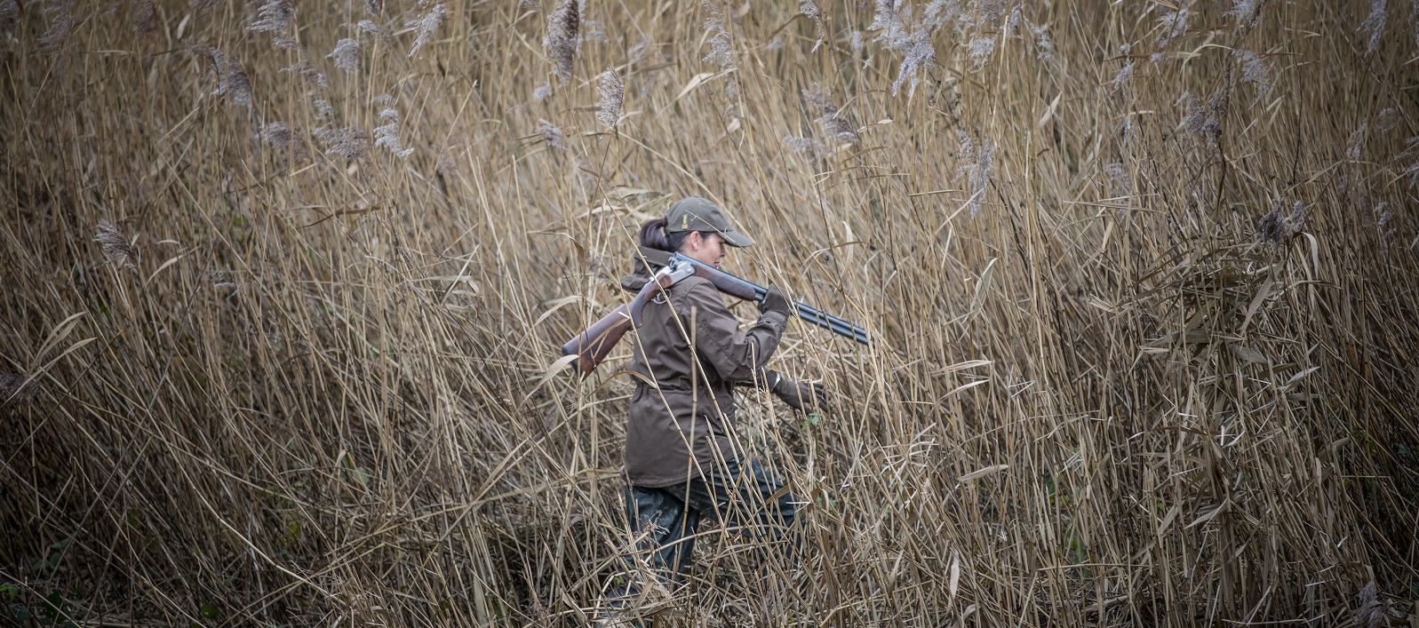 Jager rietlandschap Tom de Rooij