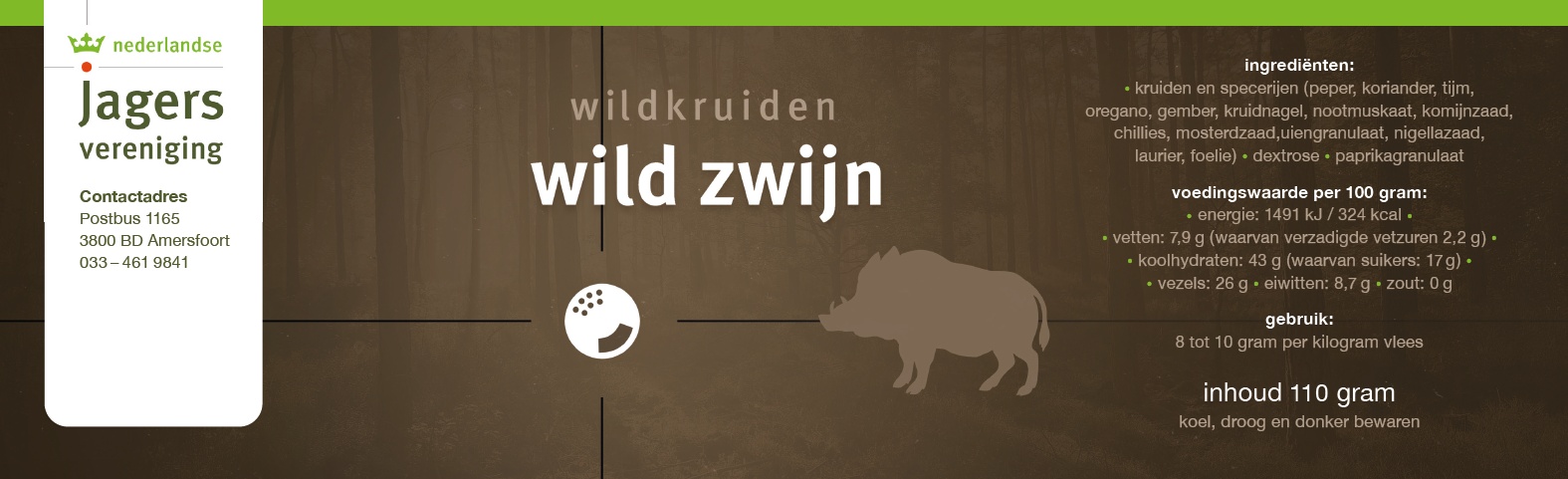 Binnenkort beschikbaar: Wildmelange – Wild Zwijn | 110 gr - Afbeelding 3