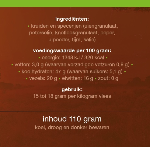 Binnenkort beschikbaar: Wildmelange – Ree & Hert | 110 gr - Afbeelding 2