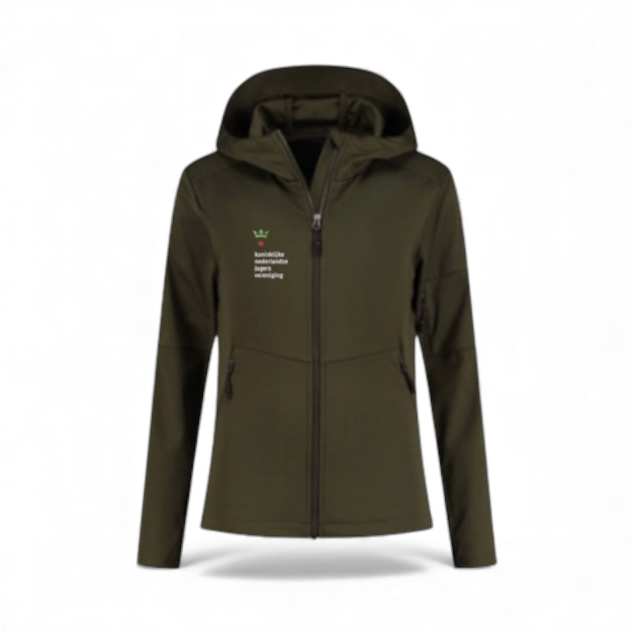 Jas Softshell Green Dames